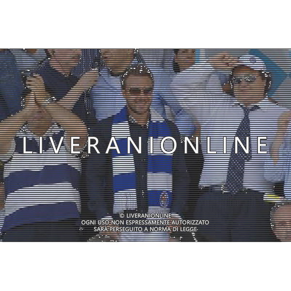 Busto Arsizio (VA) Silvio Tesoro presidente della Pro Patria nella foto: Silvio Tesoro (al centro) con il sindaco di Busto Arsizio Gigi Farioli (a DX) foto Garavaglia - ag. Aldo Liverani sas