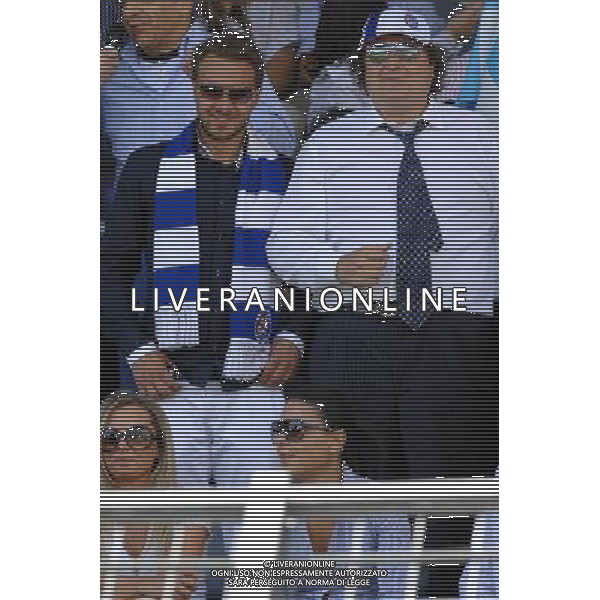 Busto Arsizio (VA) Silvio Tesoro presidente della Pro Patria nella foto: Silvio Tesoro (a SX) con il sindaco di Busto Arsizio Gigi Farioli (a DX) foto Garavaglia - ag. Aldo Liverani sas