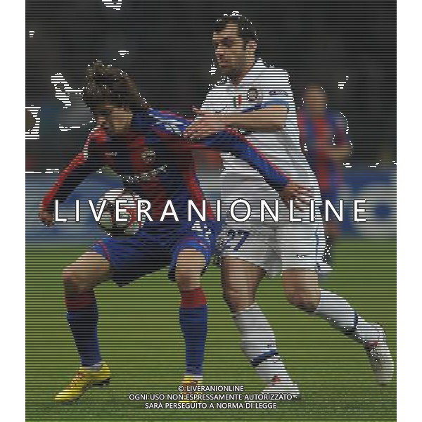 Champions League 2009/2010 Quarti di Finale Ritorno Mosca - 06.04.2010 CSKA Mosca-Inter Nella Foto:GORAN PANDEV-SCHENNIKOV /Ph.Vitez-Ag. Aldo Liverani