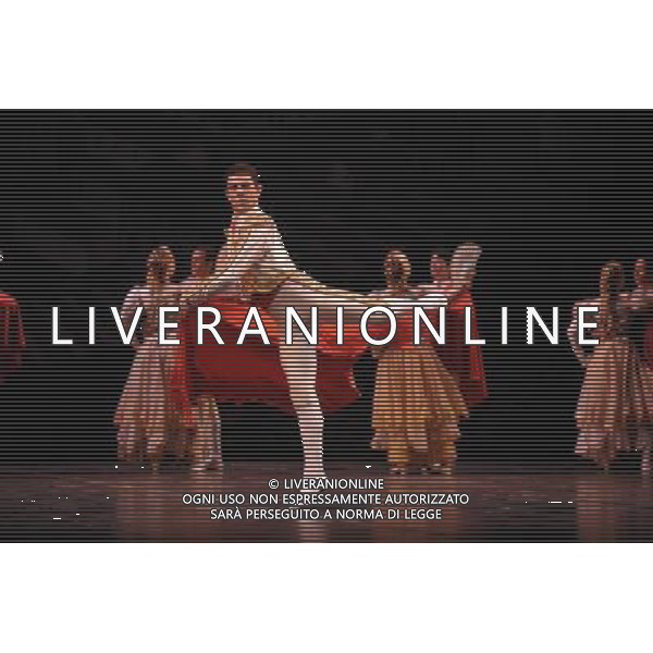 Ballet Nacional De Cuba perform scenes of Act I and Act III from Don Quixote part of the Magia De La Danza at the London Coliseum. /Agenzia Aldo Liverani Sas - ITALY ONLY - IL BALLETTO NAZIONALE DI CUBA DURANTE UNA SCENA DEL 1¡ E 3¡ ATTO DEL DON CHISCIOTTE A LONDRA