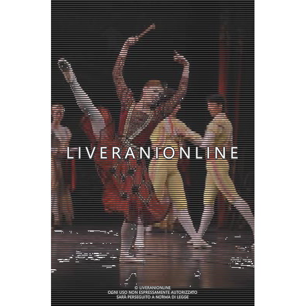 Ballet Nacional De Cuba perform scenes of Act I and Act III from Don Quixote part of the Magia De La Danza at the London Coliseum. /Agenzia Aldo Liverani Sas - ITALY ONLY - IL BALLETTO NAZIONALE DI CUBA DURANTE UNA SCENA DEL 1¡ E 3¡ ATTO DEL DON CHISCIOTTE A LONDRA