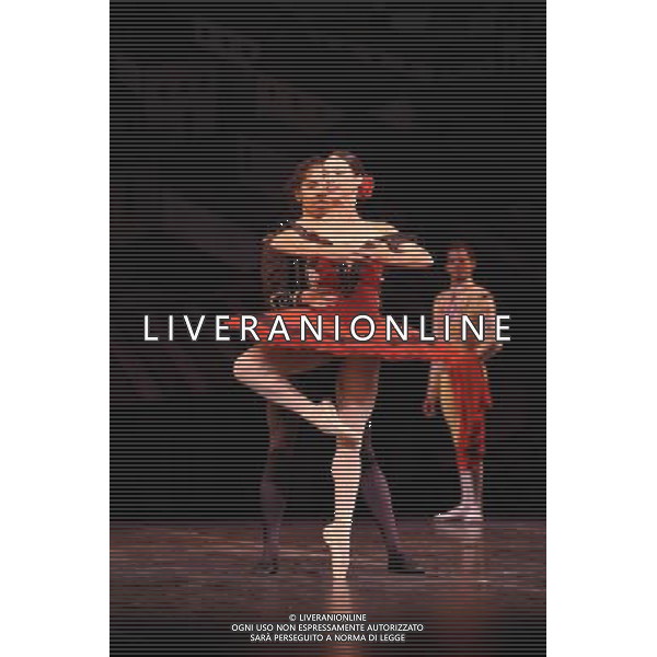 Ballet Nacional De Cuba perform scenes of Act I and Act III from Don Quixote part of the Magia De La Danza at the London Coliseum. /Agenzia Aldo Liverani Sas - ITALY ONLY - IL BALLETTO NAZIONALE DI CUBA DURANTE UNA SCENA DEL 1¡ E 3¡ ATTO DEL DON CHISCIOTTE A LONDRA