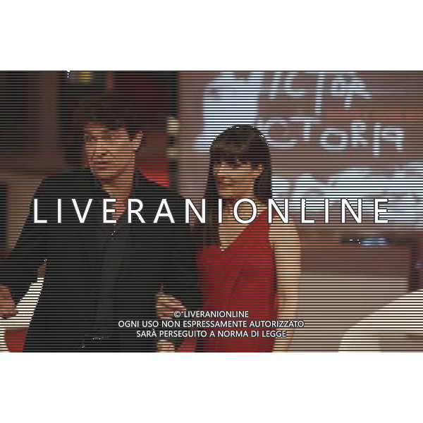 TRASMISSIONE TV: \' VICTOR VICTORIA\' nella foto: Gioele DIX - Victoria CABELLO © Antonio Sorano - Ag. Aldo Liverani sas