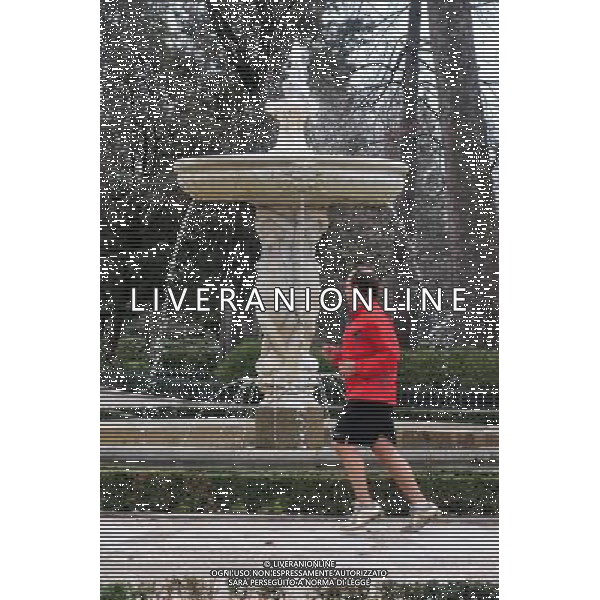 Retiro Park (Parque del Retiro) is a huge urban park located in Madrid Spain. The park features formal gardens, natural forests, a lake, a \'crystal\' palace and many beautiful sculptures and statues. Visitors to Madrid should most definitely allocate sufficient time to enjoy the many attractions located in the Retiro district of Madrid. USA OUT! ©Photoshot/Agenzia Aldo Liverani Sas - ITALY ONLY - VEDUTE DELLA CITTA\' DI MADRID - SPAGNA