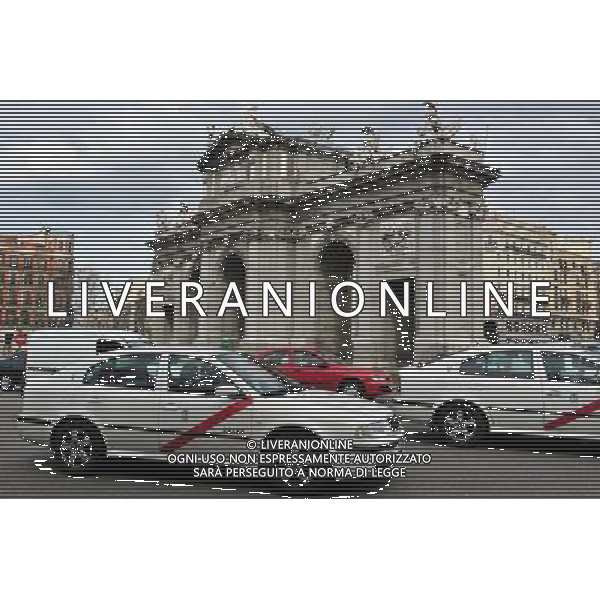 The Madrid Arc De Triumph Madrid Spain.USA OUT! ©Photoshot/Agenzia Aldo Liverani Sas - ITALY ONLY - VEDUTE DELLA CITTA\' DI MADRID - SPAGNA
