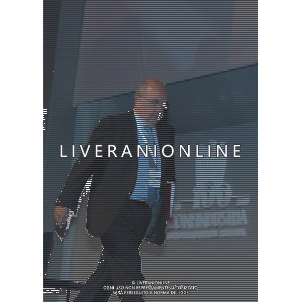 FIERE DI PARMA 09/04/2010 PER I 100 ANNI DI CONFINDUSTRIA, CONVEGNO: \'LIBERTA\' E BENESSERE. L\' ITALIA AL FUTURO\' NELLA FOTO JOAQUIM ALMUNIA COMMISSARIO EUROPEO ALLA CONCORRENZA © ROMANO/AGENZIA ALDO LIVERANI SAS