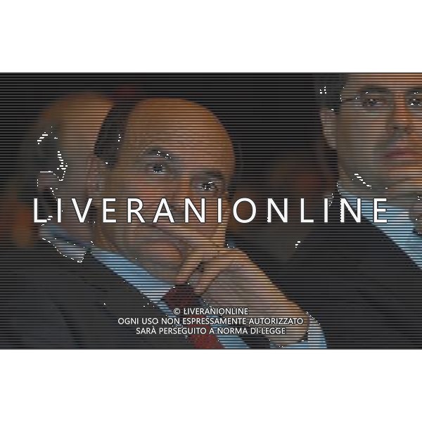 FIERE DI PARMA 09/04/2010 PER I 100 ANNI DI CONFINDUSTRIA, CONVEGNO: \'LIBERTA\' E BENESSERE. L\' ITALIA AL FUTURO\' NELLA FOTO PIER LUIGI BERSANI © ROMANO/AGENZIA ALDO LIVERANI SAS