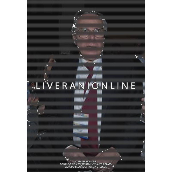 FIERE DI PARMA 09/04/2010 PER I 100 ANNI DI CONFINDUSTRIA, CONVEGNO: \'LIBERTA\' E BENESSERE. L\' ITALIA AL FUTURO\' NELLA FOTO GUGLIELMO EPIFANI © ROMANO/AGENZIA ALDO LIVERANI SAS