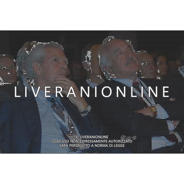 FIERE DI PARMA 09/04/2010 PER I 100 ANNI DI CONFINDUSTRIA, CONVEGNO: \'LIBERTA\' E BENESSERE. L\' ITALIA AL FUTURO\' NELLA FOTO MARCO TRONCHETTI PROVERA ED ALBERTO BOMBASSEI © ROMANO/AGENZIA ALDO LIVERANI SAS