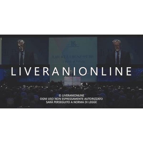 FIERE DI PARMA 09/04/2010 PER I 100 ANNI DI CONFINDUSTRIA, CONVEGNO: \'LIBERTA\' E BENESSERE. L\' ITALIA AL FUTURO\' NELLA FOTO GIULIO TREMONTI © ROMANO/AGENZIA ALDO LIVERANI SAS