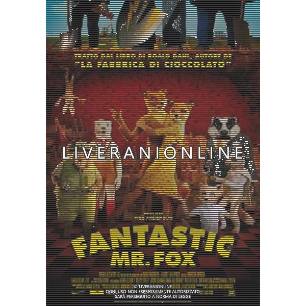 FILM\'Fantastic Mr. Fox\' 2010 NELLA FOTO Locandina AG ALDO LIVERANI