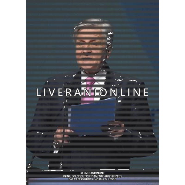 PARMA 10/4/2010 PER I 100 ANNI DI CONFINDUSTRIA, CONVEGNO: \'LIBERTA\' E BENESSERE. L\' ITALIA AL FUTURO\' NELLA FOTO JEAN CLAUD TRICHET FOTO ROMANO/AG ALDO LIVERANI