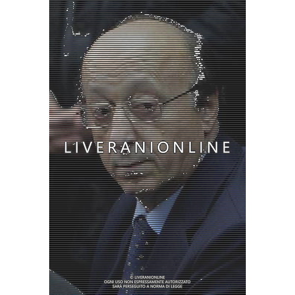 NAPOLI 13 APRILE 2010-PALAZZO DI GIUSTIZIA PROCESSO CALCIOPOLI NELLA FOTO LUCIANO MOGGI FOTO MOSCA AG.ALDO LIVERANI