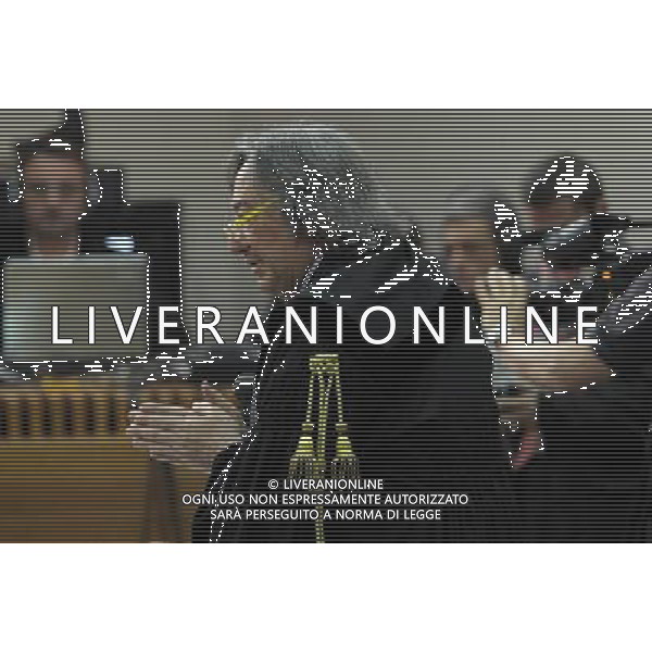 NAPOLI 13 APRILE 2010-PALAZZO DI GIUSTIZIA PROCESSO CALCIOPOLI NELLA FOTO AVVOCATO PAOLO TROFINO FOTO MOSCA AG.ALDO LIVERANI