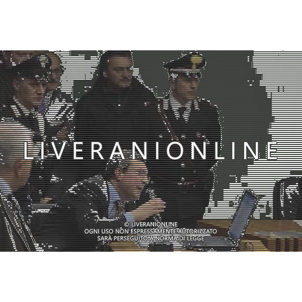 NAPOLI 13 APRILE 2010-PALAZZO DI GIUSTIZIA PROCESSO CALCIOPOLI NELLA FOTO COLONNELLO ATTILIO AURICCHIO FOTO MOSCA AG.ALDO LIVERANI