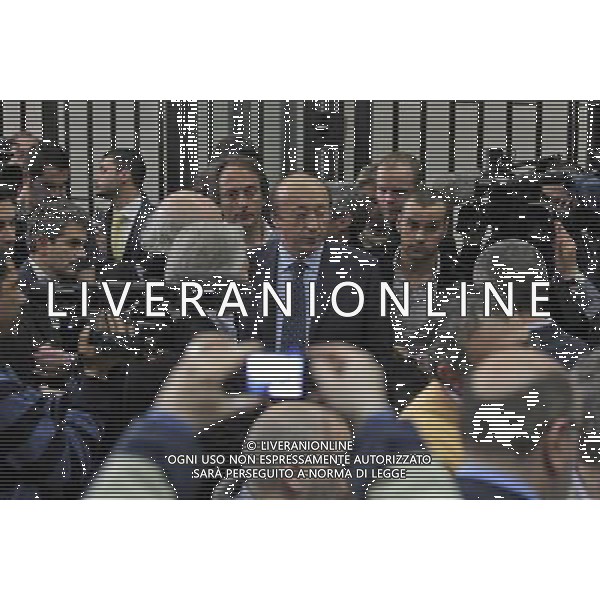 NAPOLI 13 APRILE 2010-PALAZZO DI GIUSTIZIA PROCESSO CALCIOPOLI NELLA FOTO LUCIANO MOGGI FOTO MOSCA AG.ALDO LIVERANI