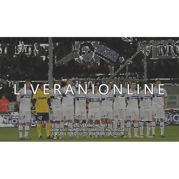 Coppa Italia TIM Cup 2009/2010 Semifinale Ritorno Firenze - 13.04.2010 Fiorentina-Inter Nella Foto:MINUTO DI SILENZIO INTER /Ph.Vitez-Ag. Aldo Liverani