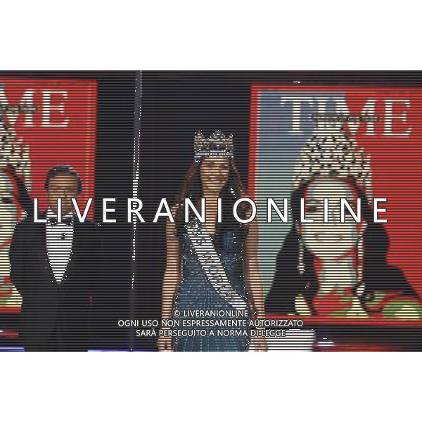 TRASMISSIONE TV: \' CHIAMBRETTI NIGHT\' nella foto: KAIANE ALDORINO (MISS MONDO 2009) - Piero CHIAMBRETTI © Antonio Sorano - Ag. Aldo Liverani sas