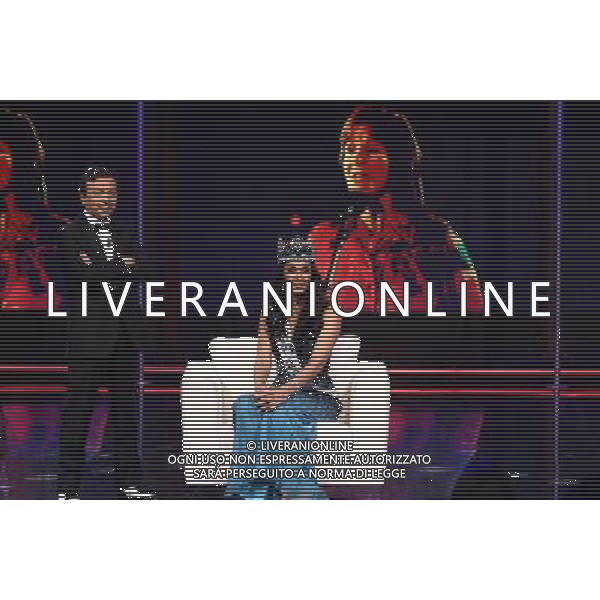 TRASMISSIONE TV: \' CHIAMBRETTI NIGHT\' nella foto: KAIANE ALDORINO (MISS MONDO 2009) - Piero CHIAMBRETTI © Antonio Sorano - Ag. Aldo Liverani sas