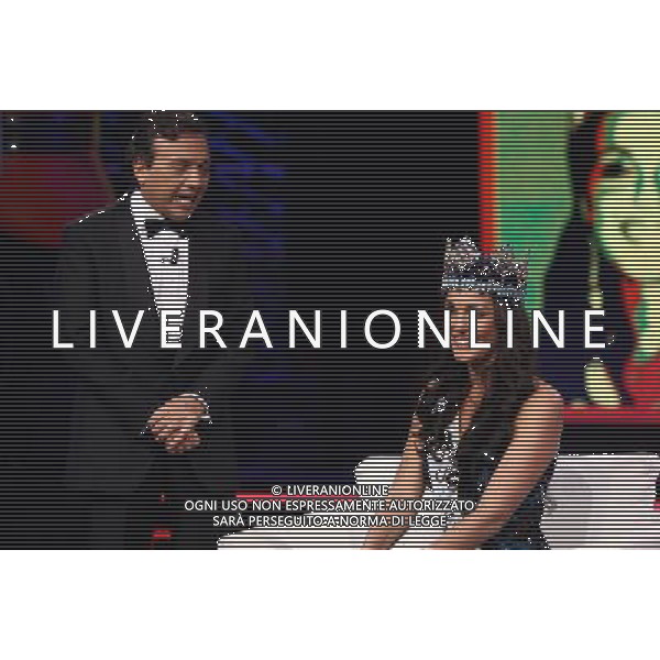 TRASMISSIONE TV: \' CHIAMBRETTI NIGHT\' nella foto: KAIANE ALDORINO (MISS MONDO 2009) - Piero CHIAMBRETTI © Antonio Sorano - Ag. Aldo Liverani sas