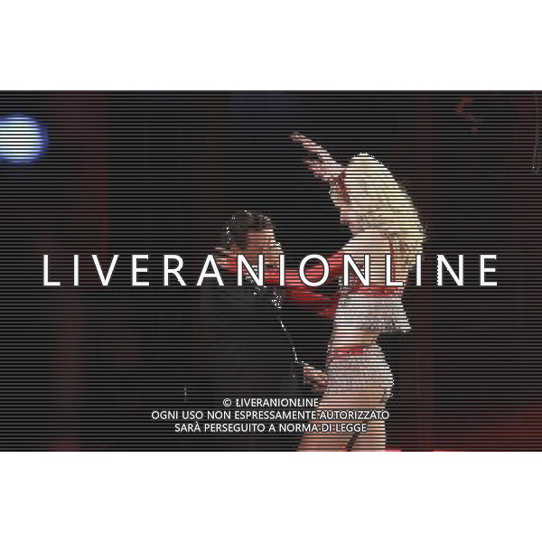 TRASMISSIONE TV: \' CHIAMBRETTI NIGHT\' nella foto: Piero CHIAMBRETTI - Nora/Lola MOGALLE © Antonio Sorano - Ag. Aldo Liverani sas