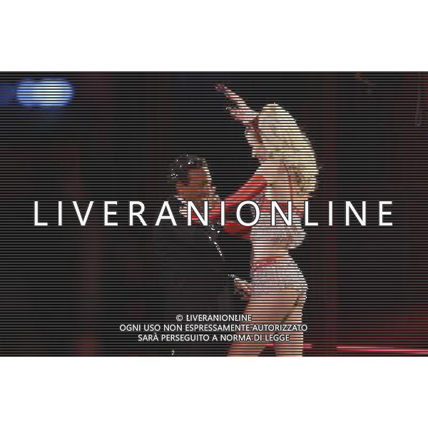 TRASMISSIONE TV: \' CHIAMBRETTI NIGHT\' nella foto: Piero CHIAMBRETTI - Nora/Lola MOGALLE © Antonio Sorano - Ag. Aldo Liverani sas