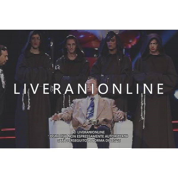 TRASMISSIONE TV: \' CHIAMBRETTI NIGHT\' nella foto: RENUCIO BOSCOLO (interprete NOSTRADAMUS) © Antonio Sorano - Ag. Aldo Liverani sas