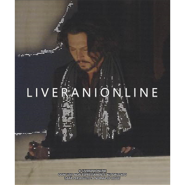 Venezia - set del film: \' The tourist\' nella foto: Johnny DEPP © Rush-Vicard/PLANET PHOTOS - Ag. Aldo Liverani sas ITALY ONLY