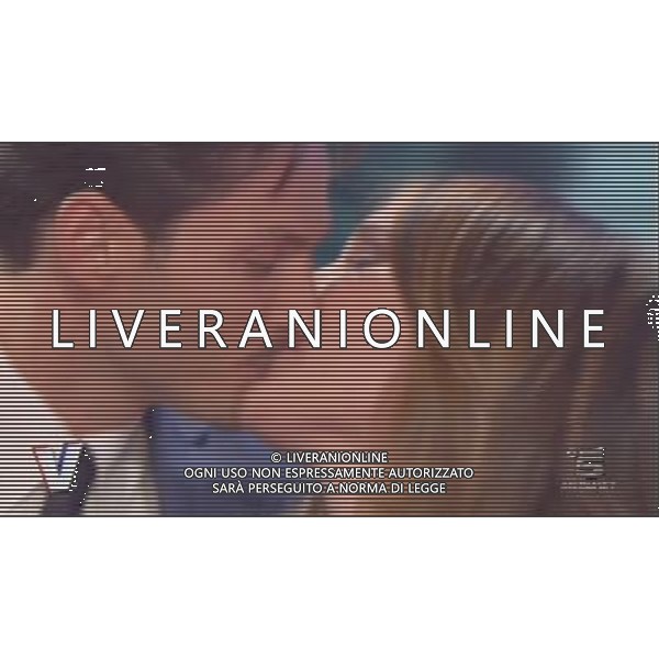 TRASMISSIONE TELEVISIVA\'VERISSIMO\' 17/04/2010 NELLA FOTO PIERSILVIO BERLUSCONI ENTRA NEGLI STUDI TELEVISIVI CON TRE ROSE PER SILVIA TOFFANIN ALL\'ULTIMA PUNTATA PRIMA DEL PARTO. IMMAGINI TELEVISIVE CANALE 5 OBBLIGATORIO CITARE LA FONTE TELEVISIVA AG ALDO LIVERANI