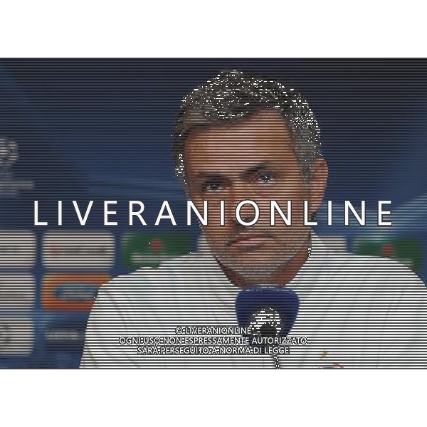 Champions League 2009/2010 Semifinale Andata Milano - 19.04.2010 Allenamento e Conferenza Stampa Inter Barcellona Nella Foto:MOURINHO JOSE\' /Ph.Vitez-Ag. Aldo Liverani