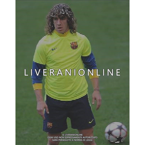 Champions League 2009/2010 Semifinale Andata Milano - 19.04.2010 Allenamento e Conferenza Stampa Inter Barcellona Nella Foto:PUYOL CARLES /Ph.Vitez-Ag. Aldo Liverani