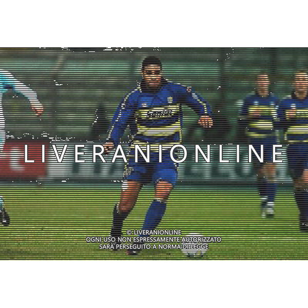 PARMA 20/01/04 OTTAVI DI FINALE TIM CUP 2003/04 PARMA-LAZIO nella foto adriano ribeiro* ph gigi arcaini/ag.aldo liverani