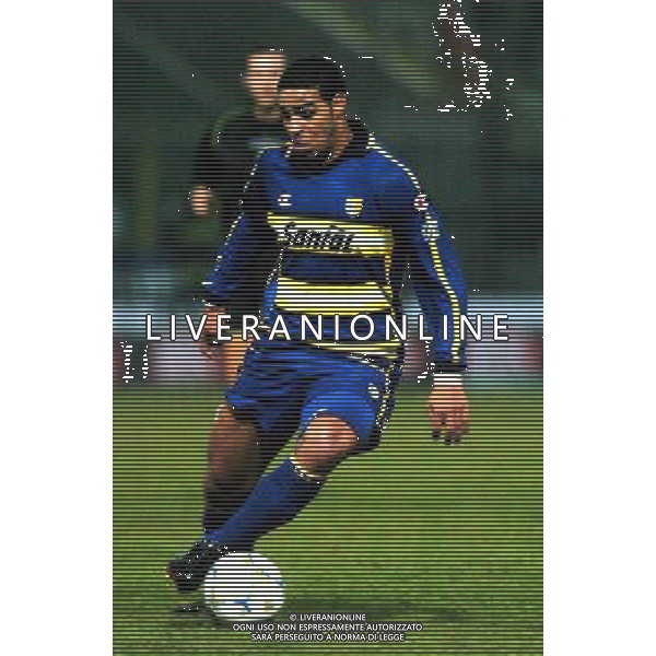 PARMA 20/01/04 OTTAVI DI FINALE TIM CUP 2003/04 PARMA-LAZIO nella foto adriano ribeiro* ph gigi arcaini/ag.aldo liverani