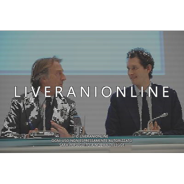 ©AlessTorino-20-04-2010 Montezemolo lascia la Fiat. John Elkann nuovo Presidente Nella foto : Luca Cordero di Montezemolo - John ELKANN © Alessandro Falzone/- Ag. Aldo Liverani sas