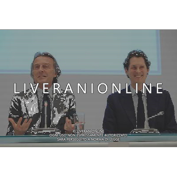©AlessTorino-20-04-2010 Montezemolo lascia la Fiat. John Elkann nuovo Presidente Nella foto : Luca Cordero di Montezemolo - John ELKANN © Alessandro Falzone/- Ag. Aldo Liverani sas