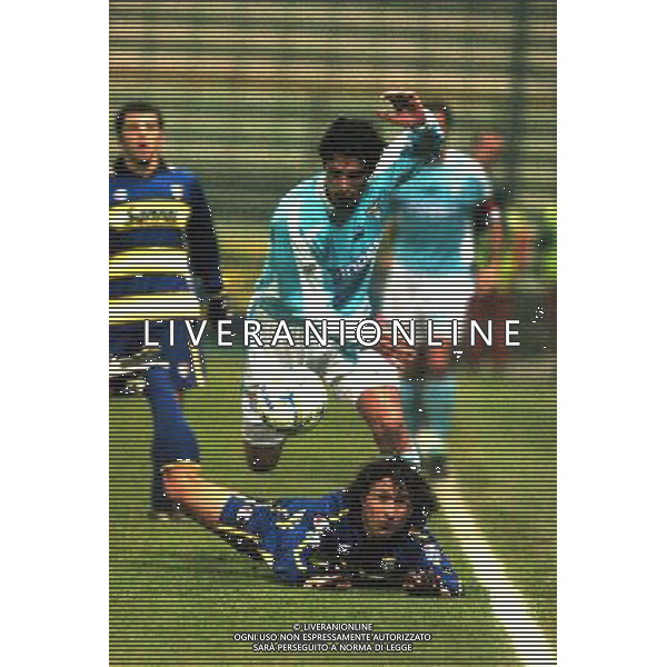 PARMA 20/01/04 OTTAVI DI FINALE TIM CUP 2003/04 PARMA-LAZIO nella foto corradi bernardo con benarrivo antonio* ph gigi arcaini/ag.aldo liverani