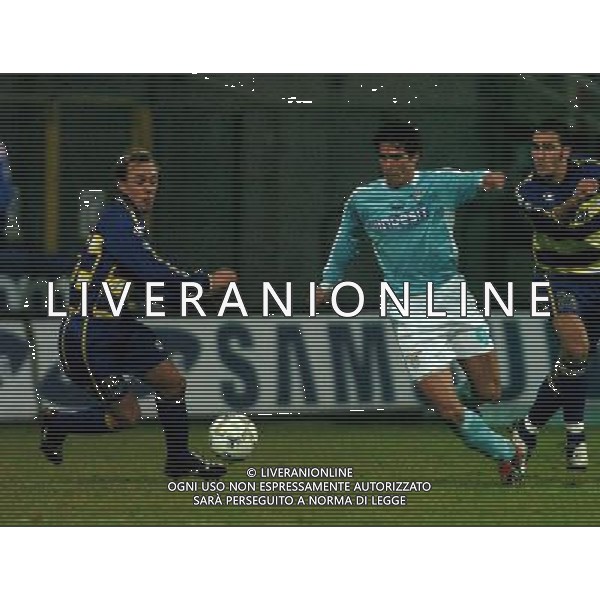 PARMA 20/01/04 OTTAVI DI FINALE TIM CUP 2003/04 PARMA-LAZIO nella foto donadel marco corradi bernardo* ph gigi arcaini/ag.aldo liverani