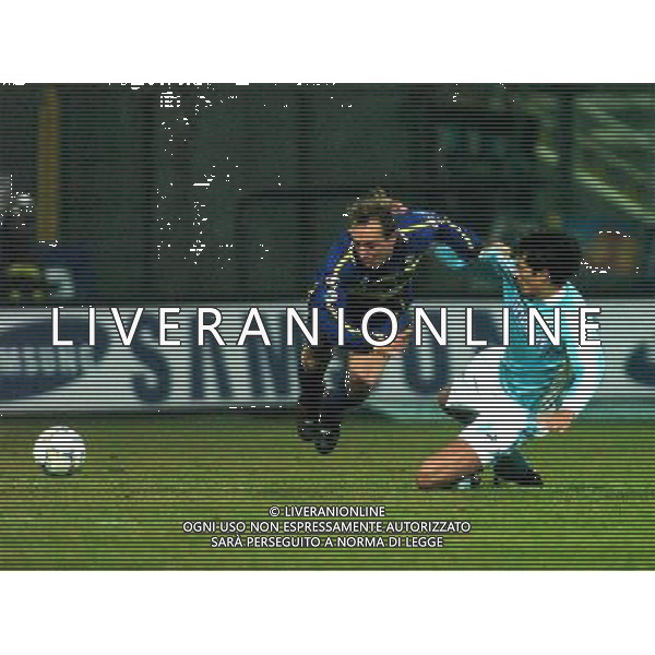 PARMA 20/01/04 OTTAVI DI FINALE TIM CUP 2003/04 PARMA-LAZIO nella foto donadel marco corradi bernardo* ph gigi arcaini/ag.aldo liverani
