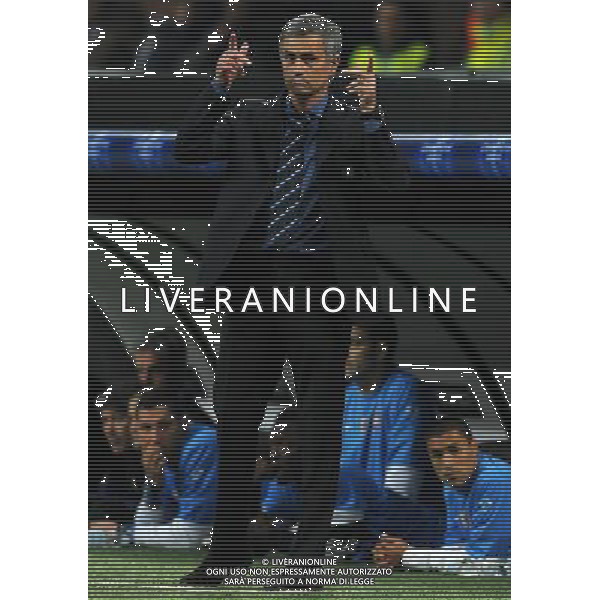 Champions League 2009/2010 Semifinale Andata Milano - 20.04.2010 Inter-Barcellona Nella Foto:MOURINHO JOSE\' /Ph.Vitez-Ag. Aldo Liverani
