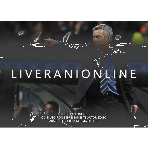 Champions League 2009/2010 Semifinale Andata Milano - 20.04.2010 Inter-Barcellona Nella Foto:MOURINHO JOSE\' /Ph.Vitez-Ag. Aldo Liverani