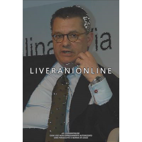 MILANO 20/4/2010 SOLE 24 ORE VIA MONTEROSA, 91 FORUM BANCA \' IMPRESA. DIBATITO SUL RILANCIO INDUSTRIALE E FINANZIARIO: I PROTAGONISTI A CONFRONTO NELLA FOTO FEDERICO IMBERT CEO CREDIT SUISS IN ITALIA FOTO ROMANO/AG ALDO LIVERANI