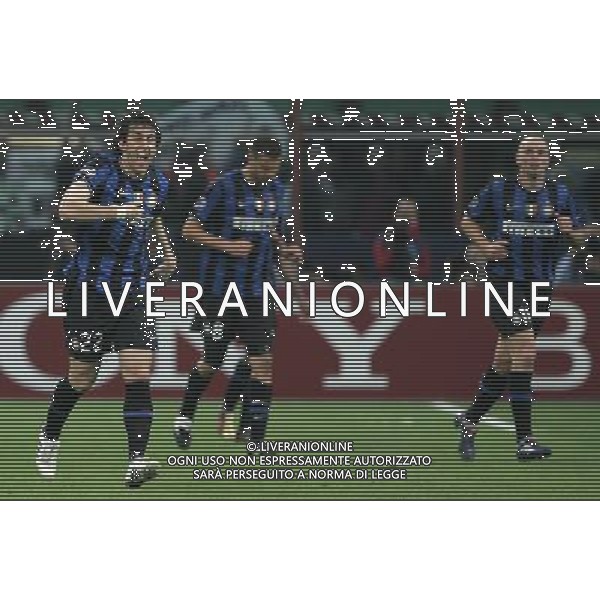Milano 20-04-2010 Champions League 2009/2010 inter-barcellona 3:1 nella foto l\'esultanza di diego alberto milito dopo il gol ph marco luzzani/ag aldo liverani s.a.s.