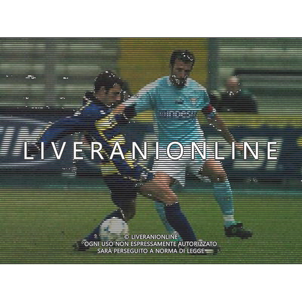 PARMA 20/01/04 OTTAVI DI FINALE TIM CUP 2003/04 PARMA-LAZIO nella foto rosina alessandro con favalli giuseppe* ph gigi arcaini/ag.aldo liverani