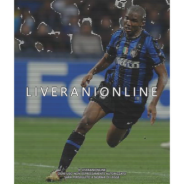 Champions League 2009/2010 Semifinale Andata Milano - 20.04.2010 Inter-Barcellona Nella Foto:ETO\'O SAMUEL /Ph.Vitez-Ag. Aldo Liverani