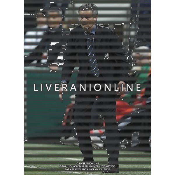 Champions League 2009/2010 Semifinale Andata Milano - 20.04.2010 Inter-Barcellona Nella Foto:MOURINHO JOSE\' /Ph.Vitez-Ag. Aldo Liverani