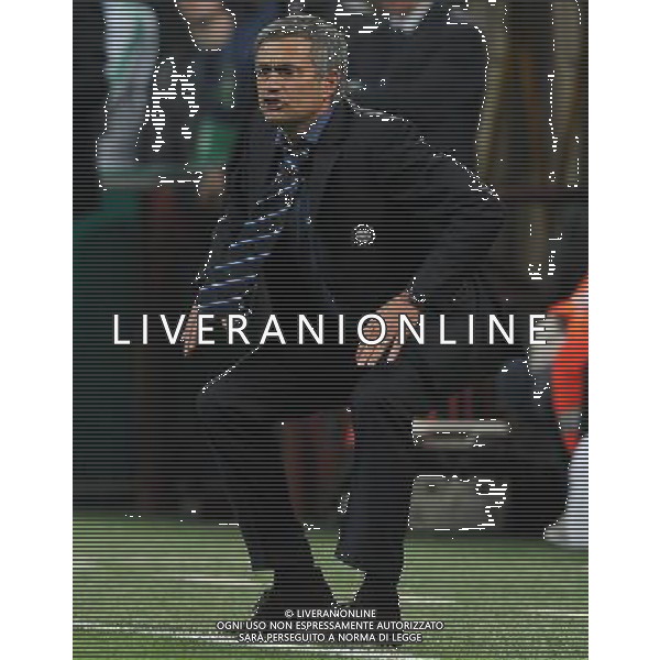 Champions League 2009/2010 Semifinale Andata Milano - 20.04.2010 Inter-Barcellona Nella Foto:MOURINHO JOSE\' /Ph.Vitez-Ag. Aldo Liverani