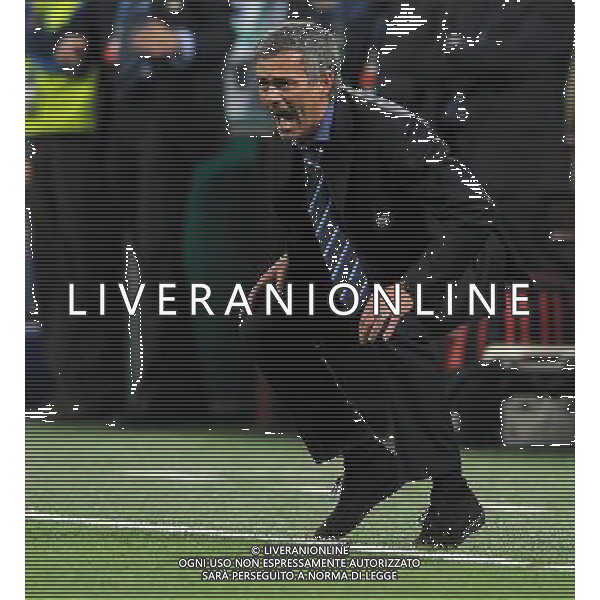 Champions League 2009/2010 Semifinale Andata Milano - 20.04.2010 Inter-Barcellona Nella Foto:MOURINHO JOSE\' /Ph.Vitez-Ag. Aldo Liverani
