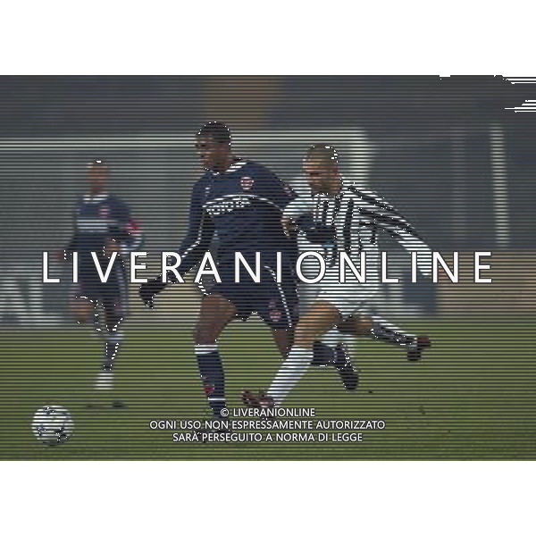 torino 21/1/2004 juventu-perugia tim cup nella foto marco di vaio e guilherme do prado foto liverani/ag aldo liverani