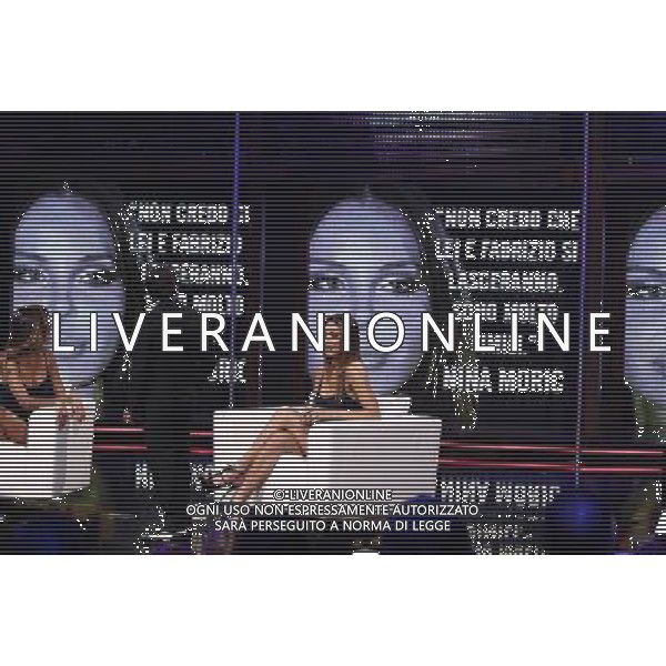 \' CHIAMBRETTI NIGHT\' nella foto: BELEN RODRIGUEZ CON LA SORELLA CECILIA © Antonio Sorano - Ag. Aldo Liverani sas