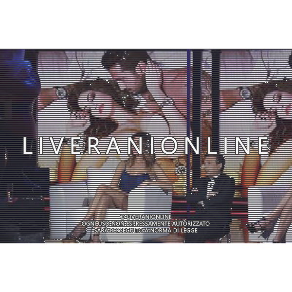 \' CHIAMBRETTI NIGHT\' nella foto: BELEN RODRIGUEZ - PIERO CHIAMBRETTI © Antonio Sorano - Ag. Aldo Liverani sas